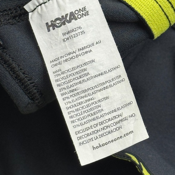 Hoka One One Sports Bra Women Medium Black  Hupana Yoga Athletic Unpadded Active - Picture 7 of 9